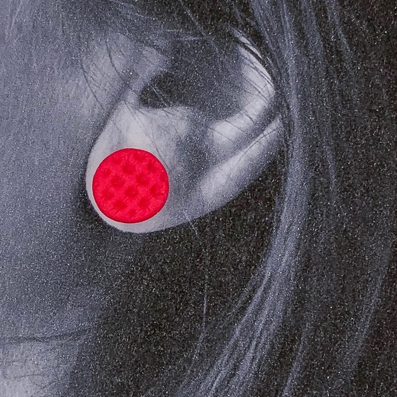 Artist Made Raspberry Tuft Studs | Titanium Posts - Picture 5 of 8